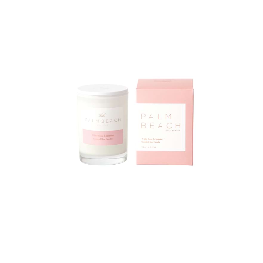Palm Beach White Rose & Jasmine 90g Mini Candle