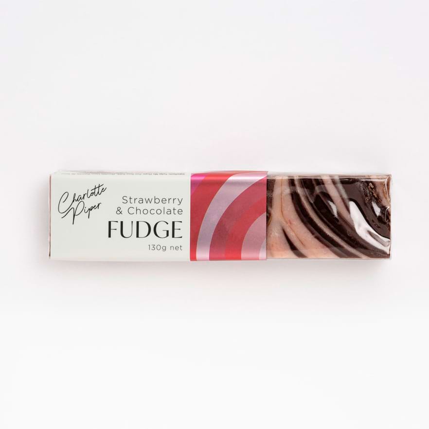 130g Strawberry & Chocolate Fudge