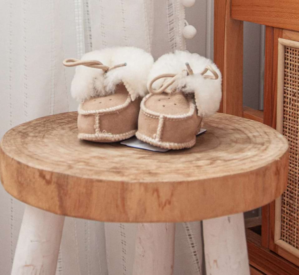 AUSKIN Sheepskin Baby Booties