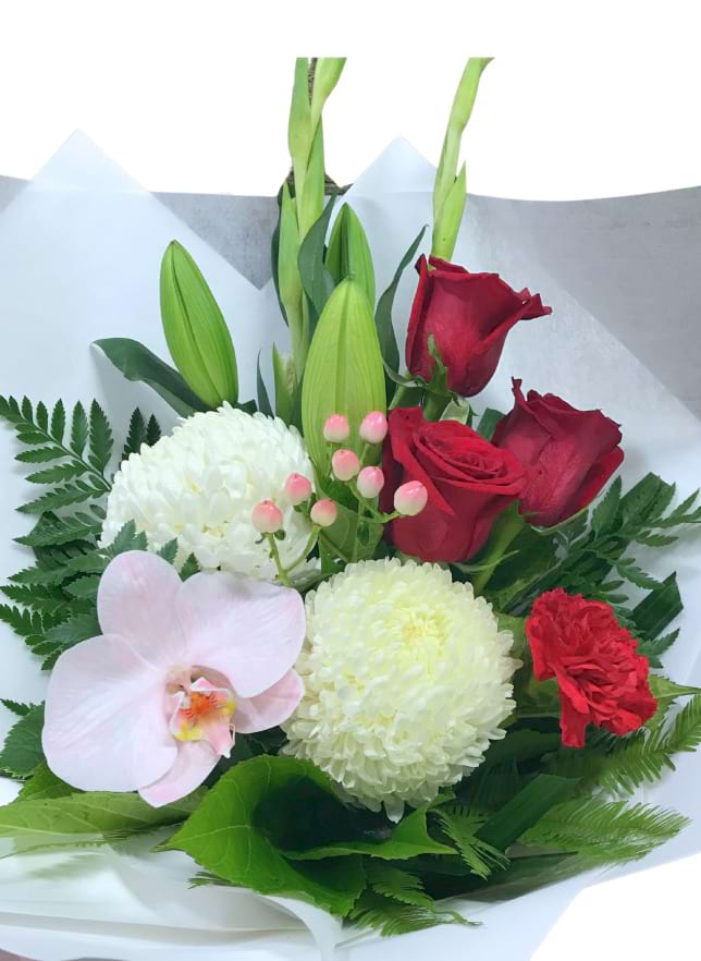 Red and White Bouquet 