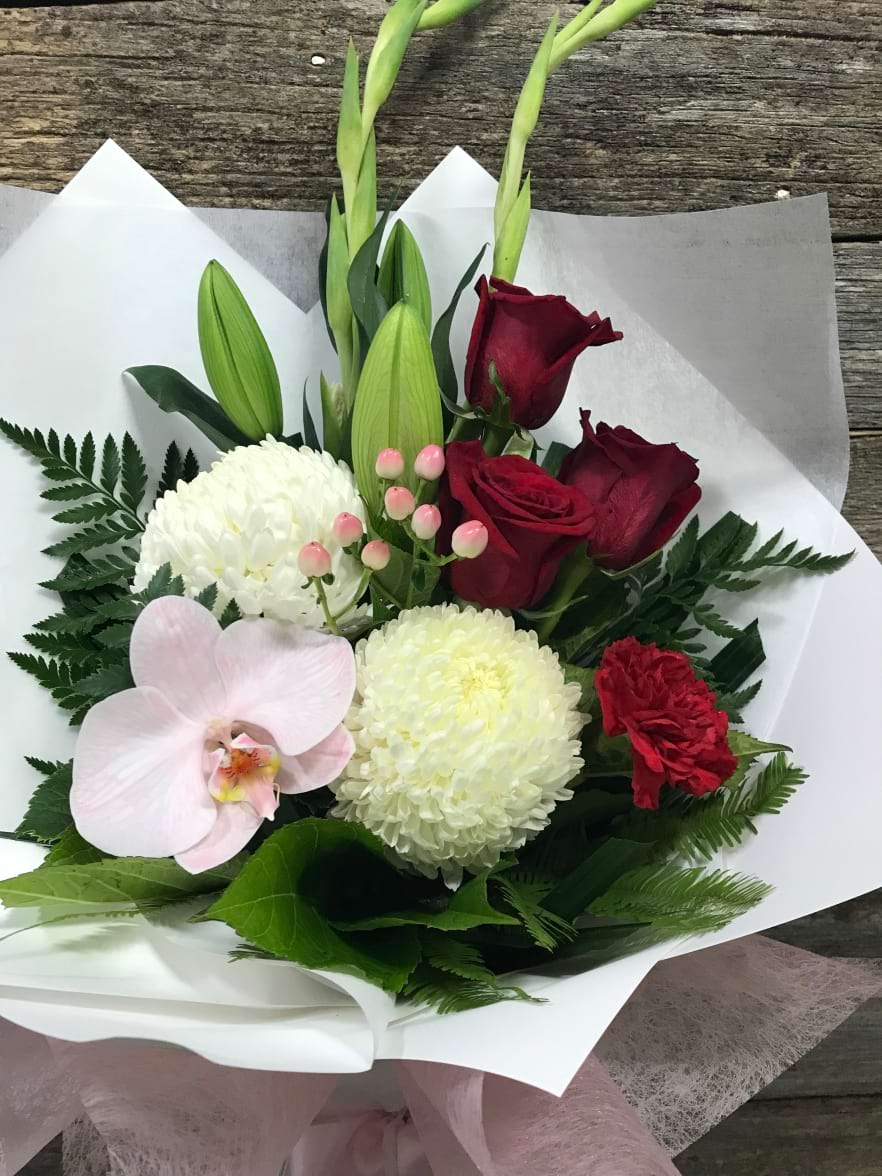 Red and White Bouquet 